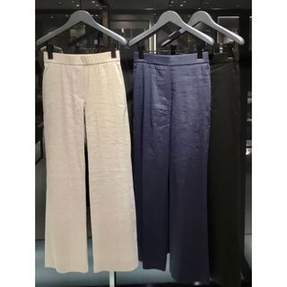 セオリーリュクス(Theory luxe)のTheory luxe 21ss リネンワイドクロップドパンツ(カジュアルパンツ)