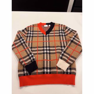 バーバリー(BURBERRY)のバーバリー　ニット　メンズxs 美品(ニット/セーター)