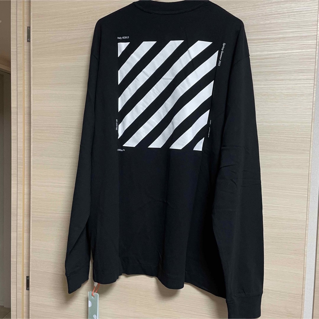 OFF WHITE   正規品新品オフホワイト OFF WHITE ストライプ 長袖T