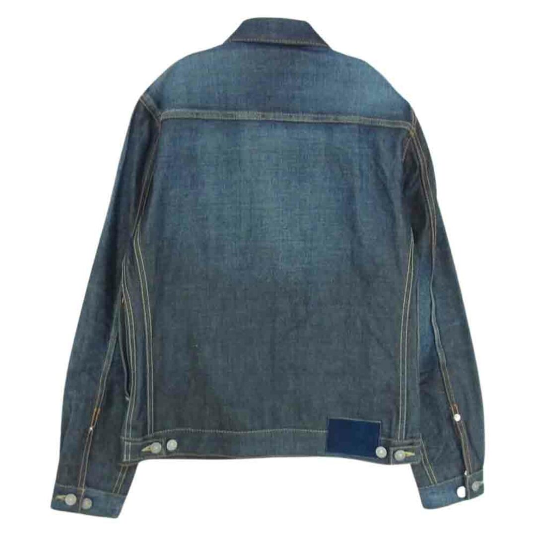 VISVIM ビズビム 14AW 0114205006002 NONWASHED Denim Jean Jacket ノンウォッシュ デニム  ジャケット インディゴブルー系 1【美品】【中古】