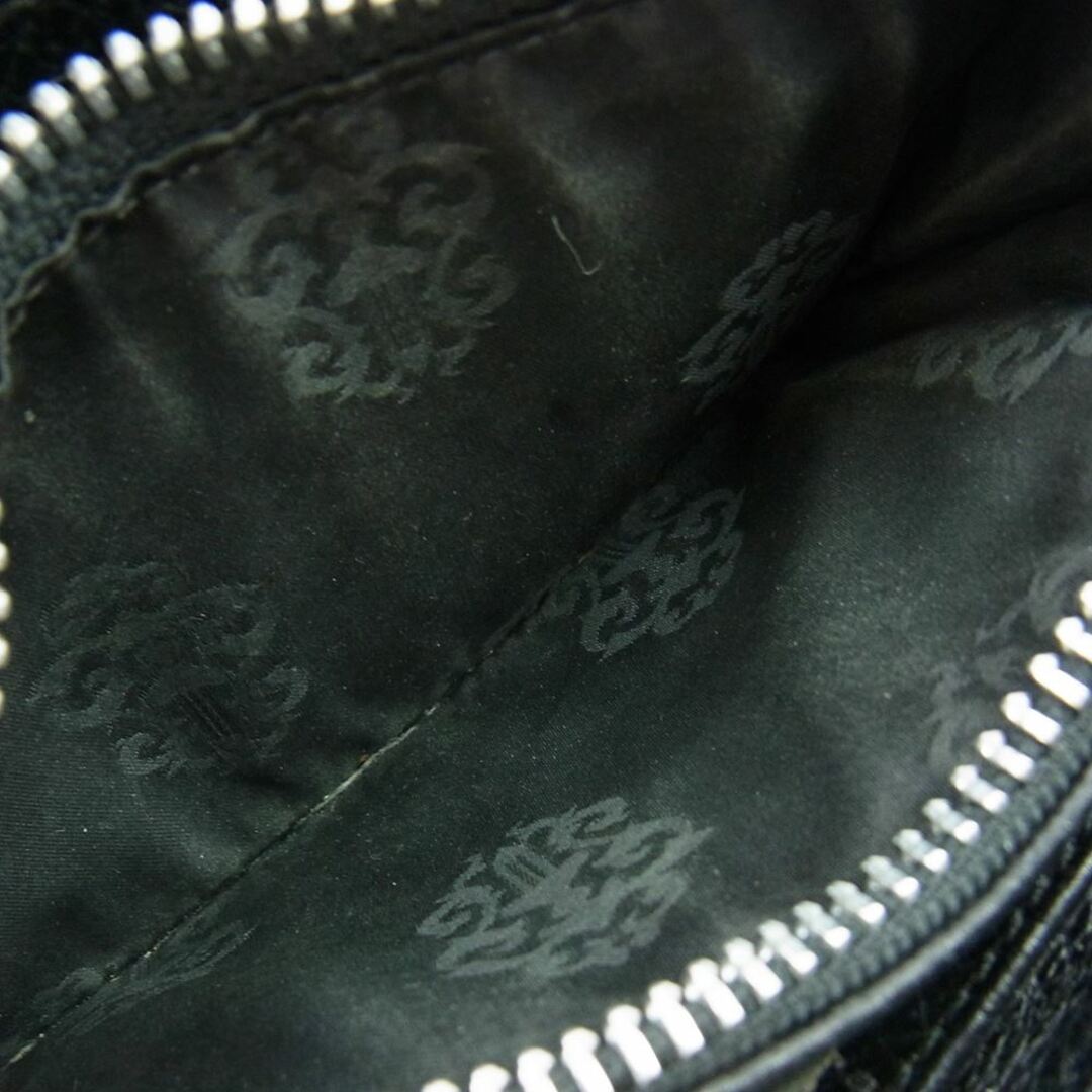 CHROME HEARTS クロムハーツ（原本無） 財布 REC F ZIP/QUILTED W CH CRS SML キルティング セメタリー クロスパッチ CHクロス スモールCHクロス ウォレット ブラック系