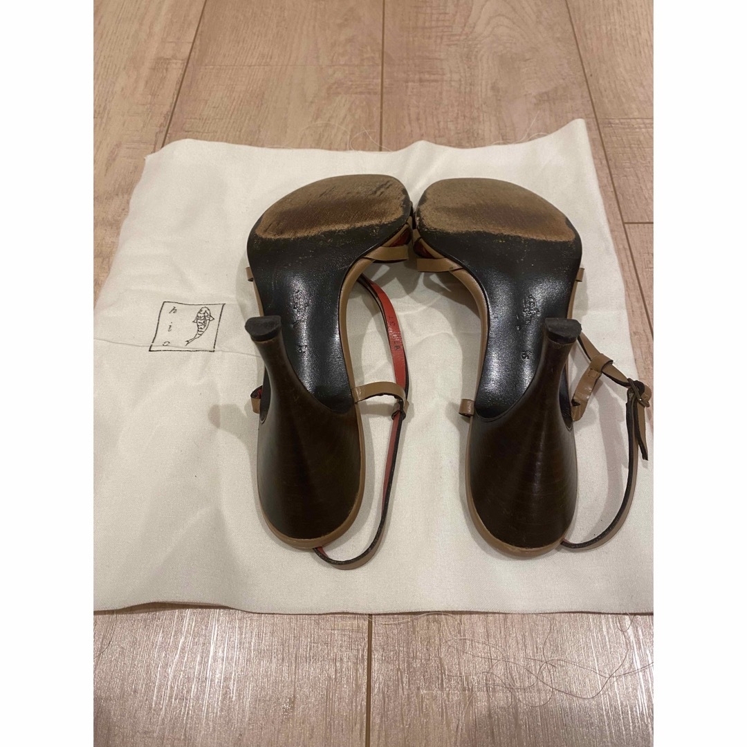 【hio】ピンヒールサンダル　美品 レディースの靴/シューズ(サンダル)の商品写真