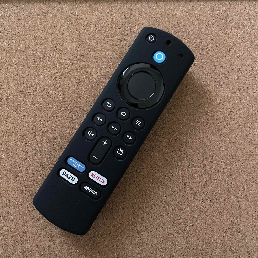 第3世代　fire tv stick リモコンカバー 【パープル、ブラック】 スマホ/家電/カメラのテレビ/映像機器(その他)の商品写真