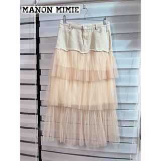 マノンミミー(Manon Mimie)の【美品♡】manon Tokyo mimie スカート　チュール　シースルー(ロングスカート)