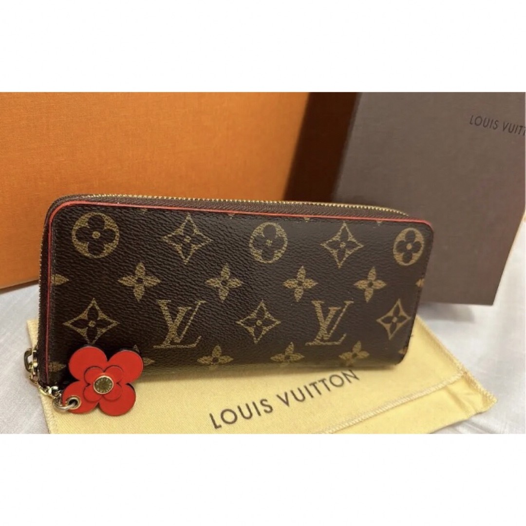 【美品】LOUIS VUITTON ルイヴィトン 長財布　フラワー レディース