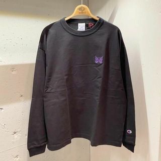 ニードルス(Needles)のBEAMS BOY×Champion×NEEDLES 別注ロッカールームTシャツ(Tシャツ(長袖/七分))