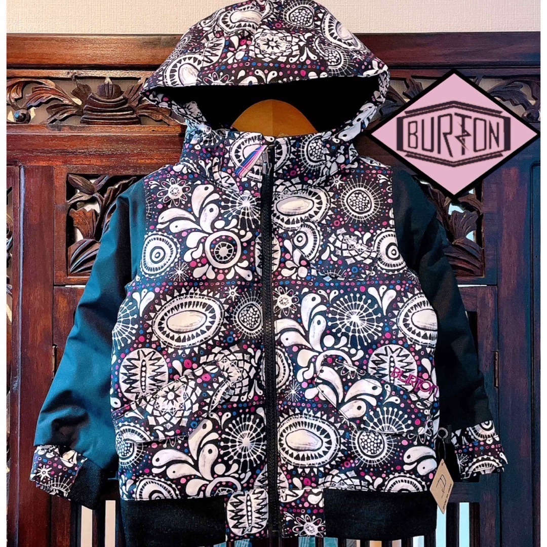 BURTON - バートン キッズ 花柄 ジャケット スノボウェア 120130 