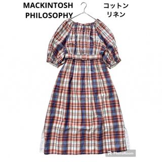 MACKINTOSH PHILOSOPHY マッキントッシュ チェックワンピース