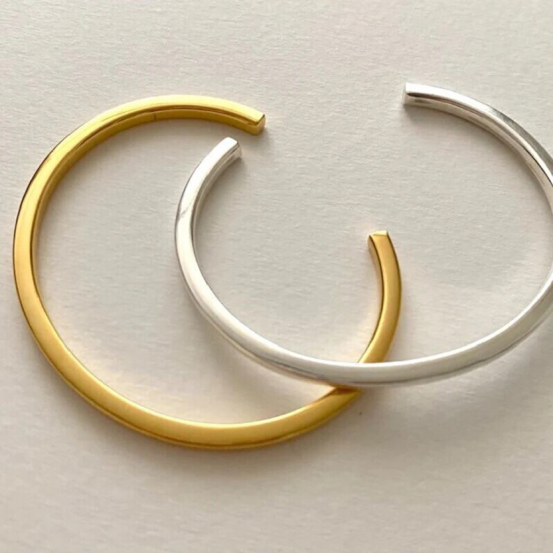 DEUXIEME CLASSE(ドゥーズィエムクラス)の【新品】simple bangle / silver レディースのアクセサリー(ブレスレット/バングル)の商品写真