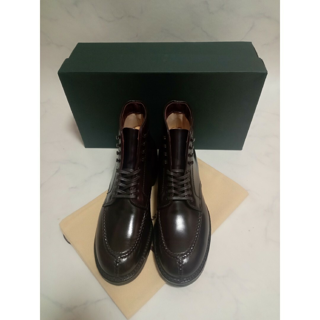 新品】ALDEN【オールデン】タンカーブーツ61/2 バーガンディコードバン