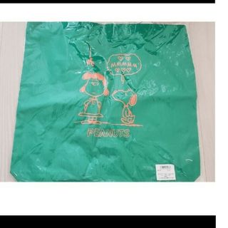 ルートート(ROOTOTE)の新品　ROOTOTE　ルートート　緑　エコバッグ　軽量　スヌーピー　トートバッグ(キャラクターグッズ)