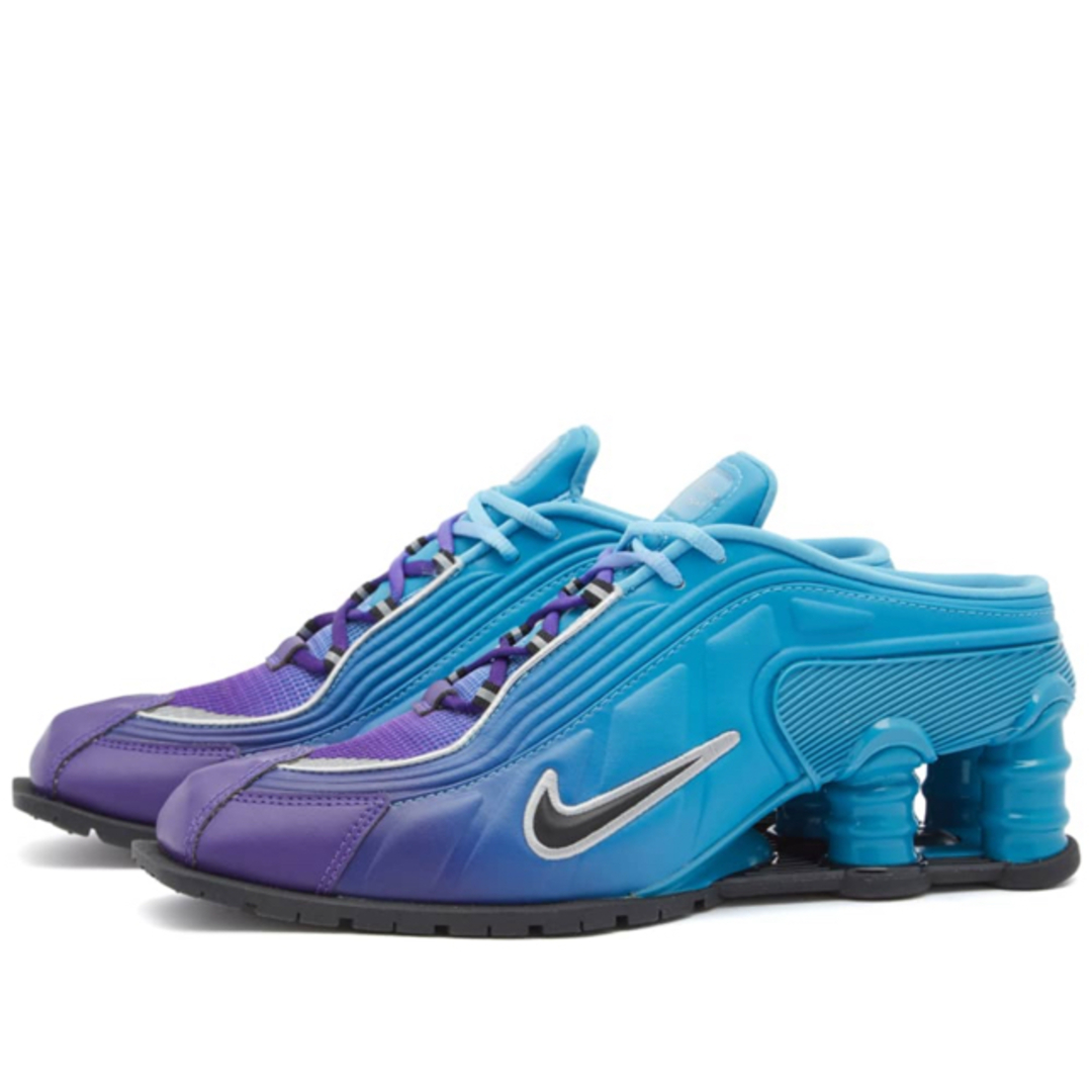 Martine rose × Nike shox mr4 blue