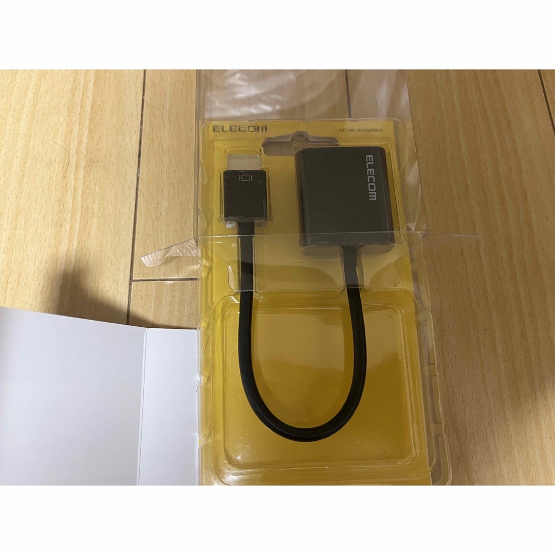 ELECOM(エレコム)のエレコム 変換アダプタ HDMI-VGA ブラック AD-HDMIVGABK2 スマホ/家電/カメラのテレビ/映像機器(その他)の商品写真