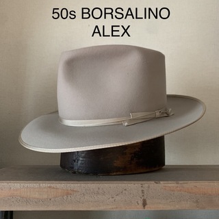 ボルサリーノ(Borsalino)のボルサリーノ　BORSALINO ヴィンテージ  ハット　50s 60s 古着(ハット)