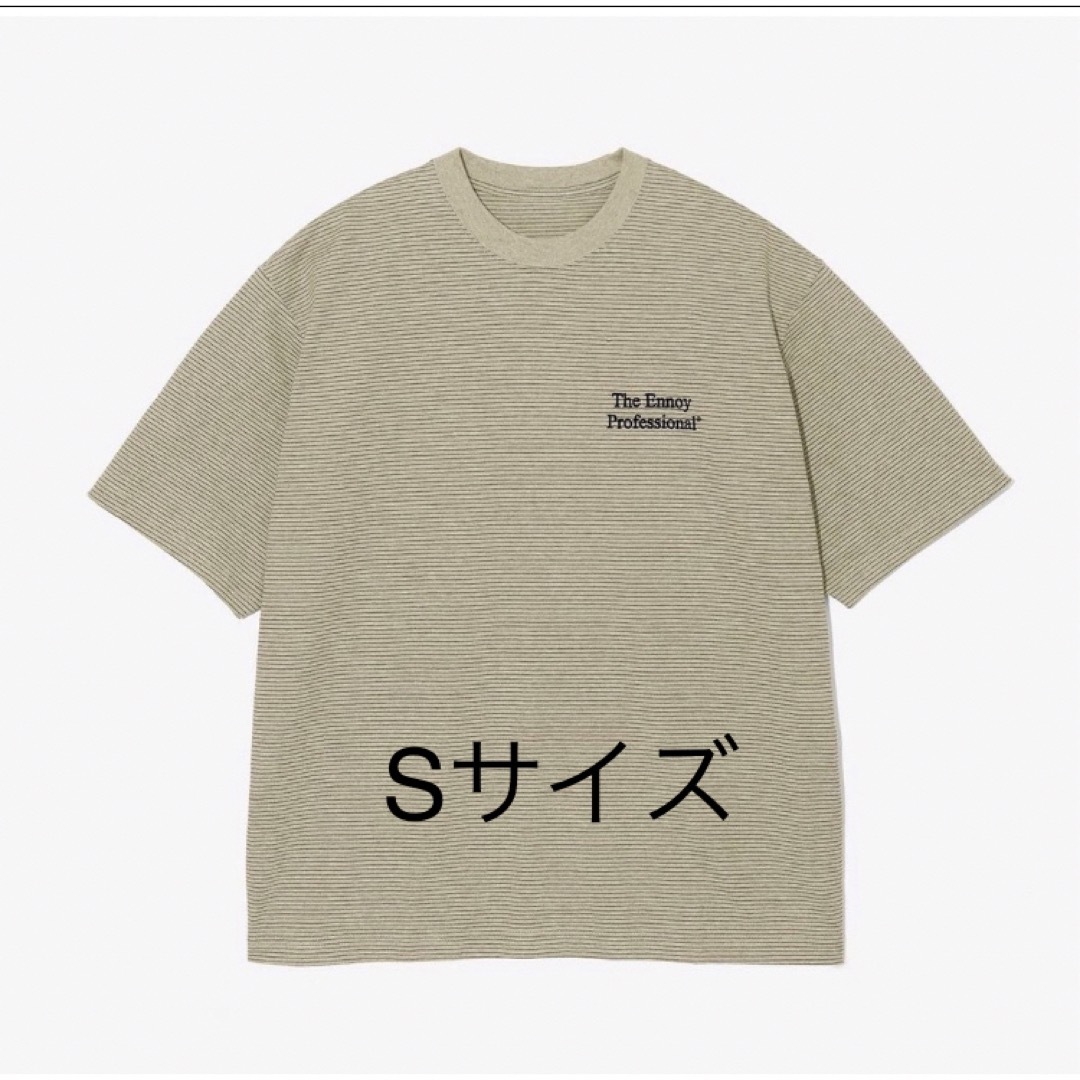 Tシャツ/カットソー(半袖/袖なし)ennoy　S/S Border T-Shirt (BEIGE × BLACK)