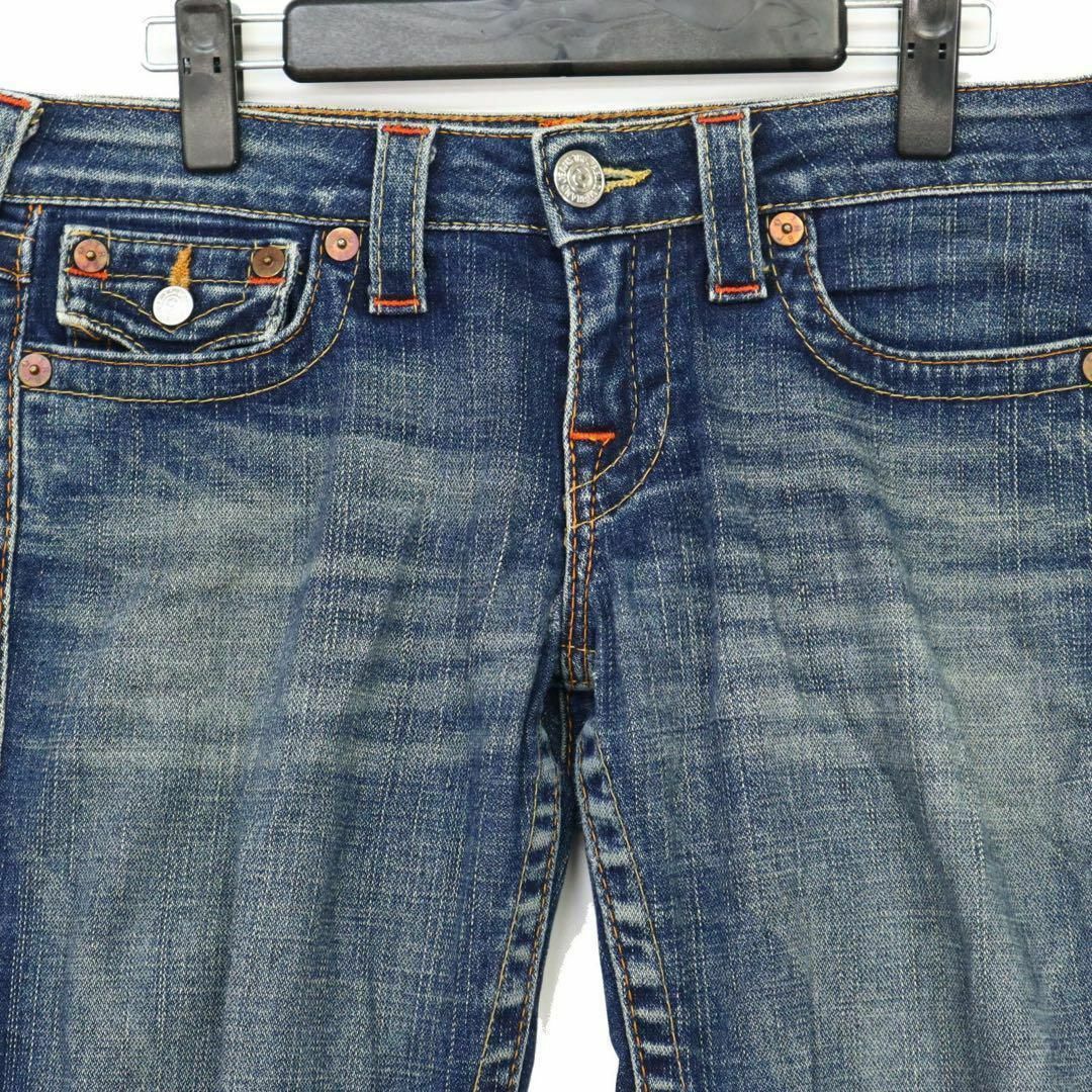 True Religion - TRUE RELIGION JOEY フレア デニムパンツ ダメージ