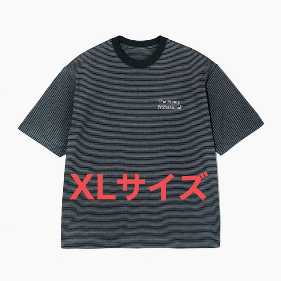 トップスennoy  S/S Boder T-Shirt (BLACK × WHITE)