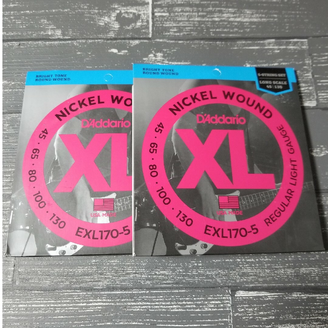 新品　D'Addario ダダリオ ベース弦 ニッケル EXL170-5 楽器のベース(弦)の商品写真