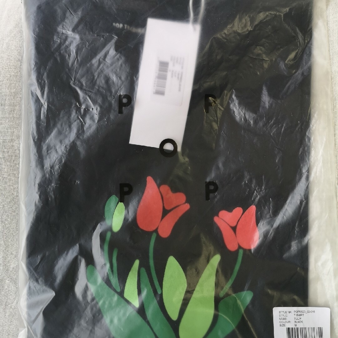 POP TRADING COMPANY Tシャツ 花 フラワー flower M