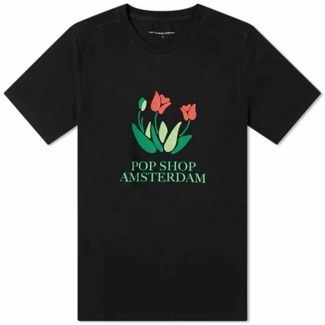 thisisneverthat(ディスイズネバーザット)のPOP TRADING COMPANY Tシャツ 花 フラワー flower M メンズのトップス(Tシャツ/カットソー(半袖/袖なし))の商品写真