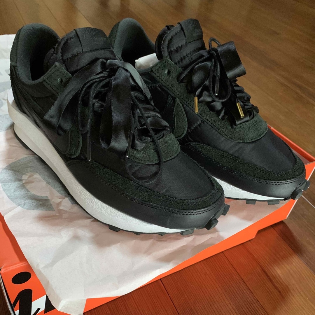 sacai × Nike LDV Waffle Triple Black  27