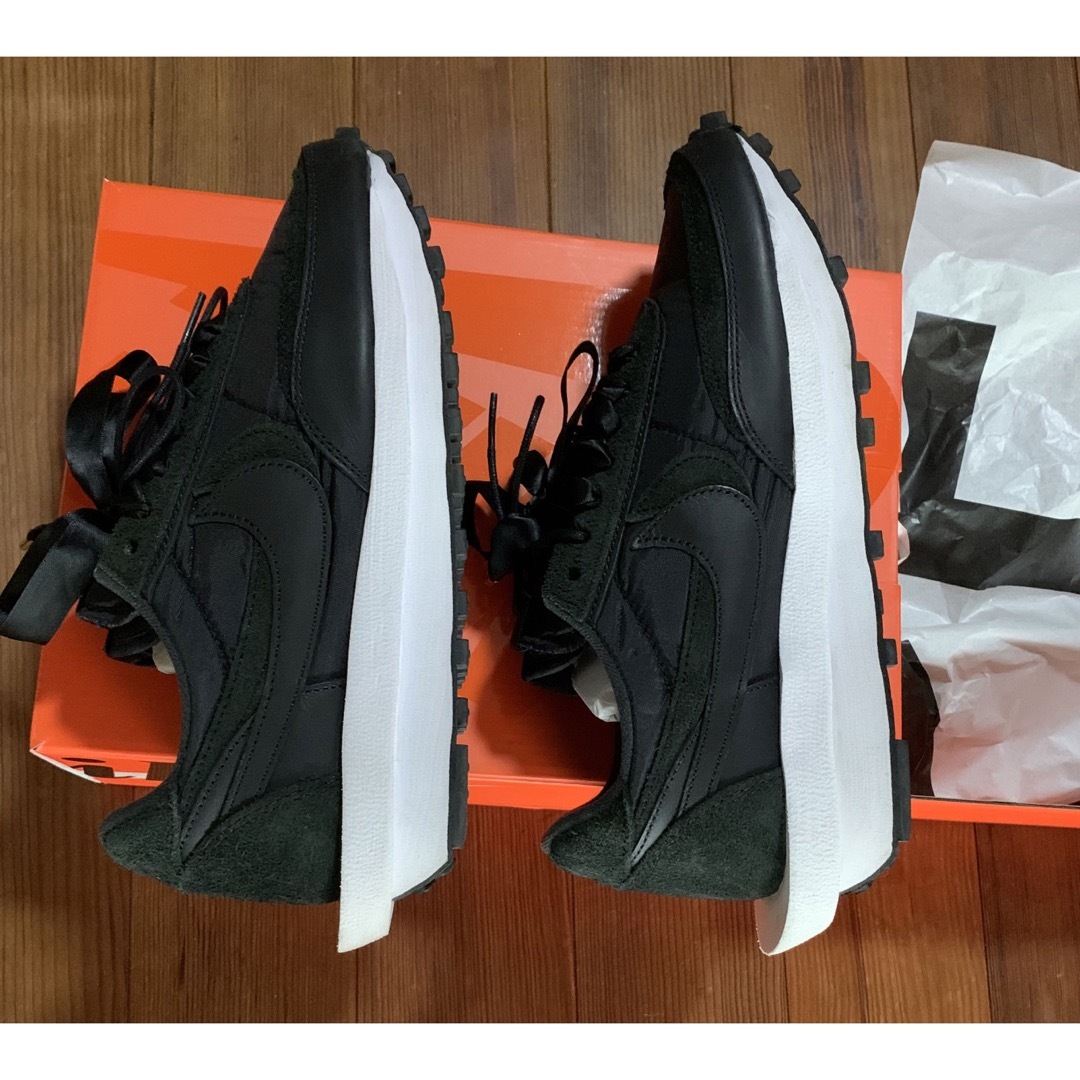 sacai × Nike LDV Waffle Triple Black  27