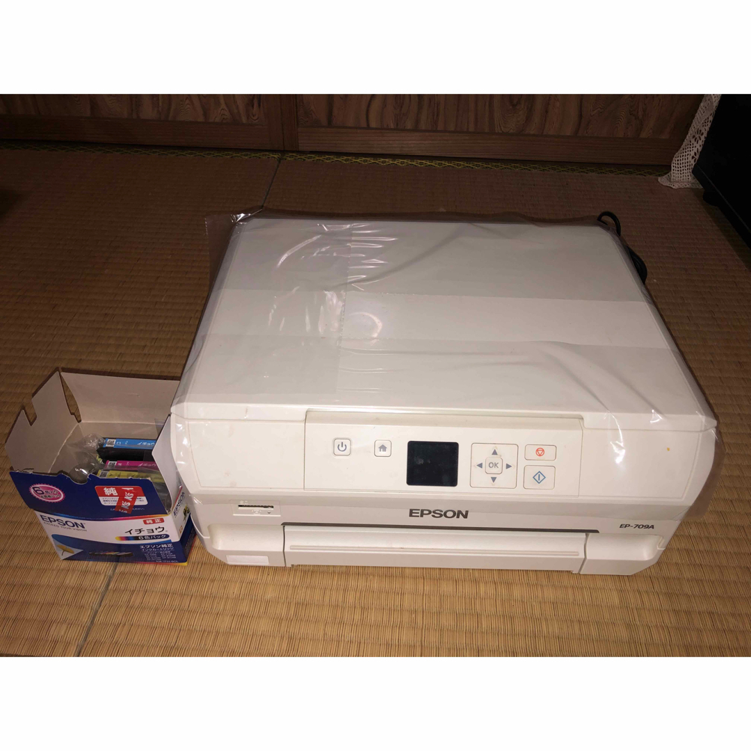 EPSON - エプソン プリンタ−EP-709Aジャンク品 と インクカートリッジ 