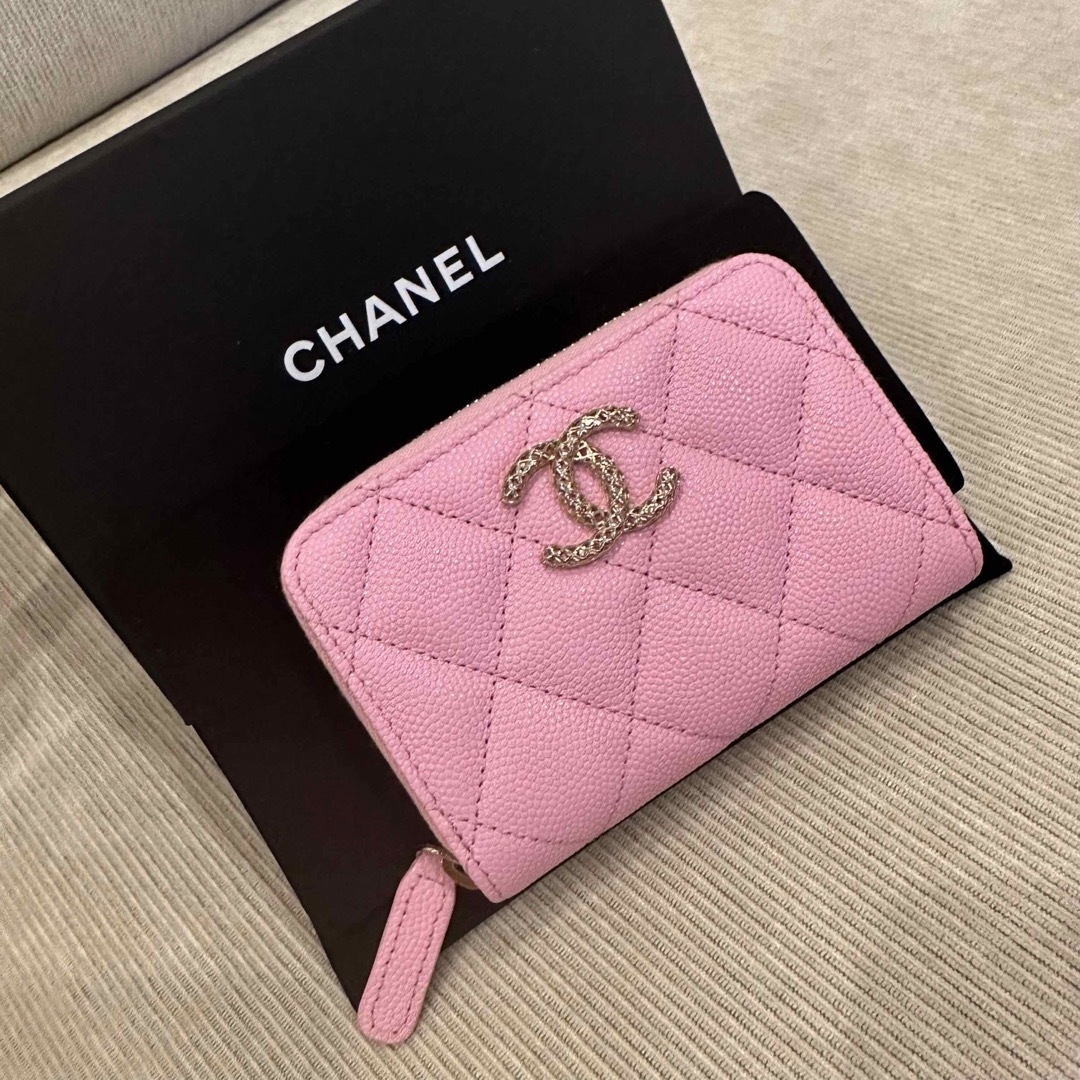 CHANEL シャネル ジップコインパース コインケース ミニ財布 バイ