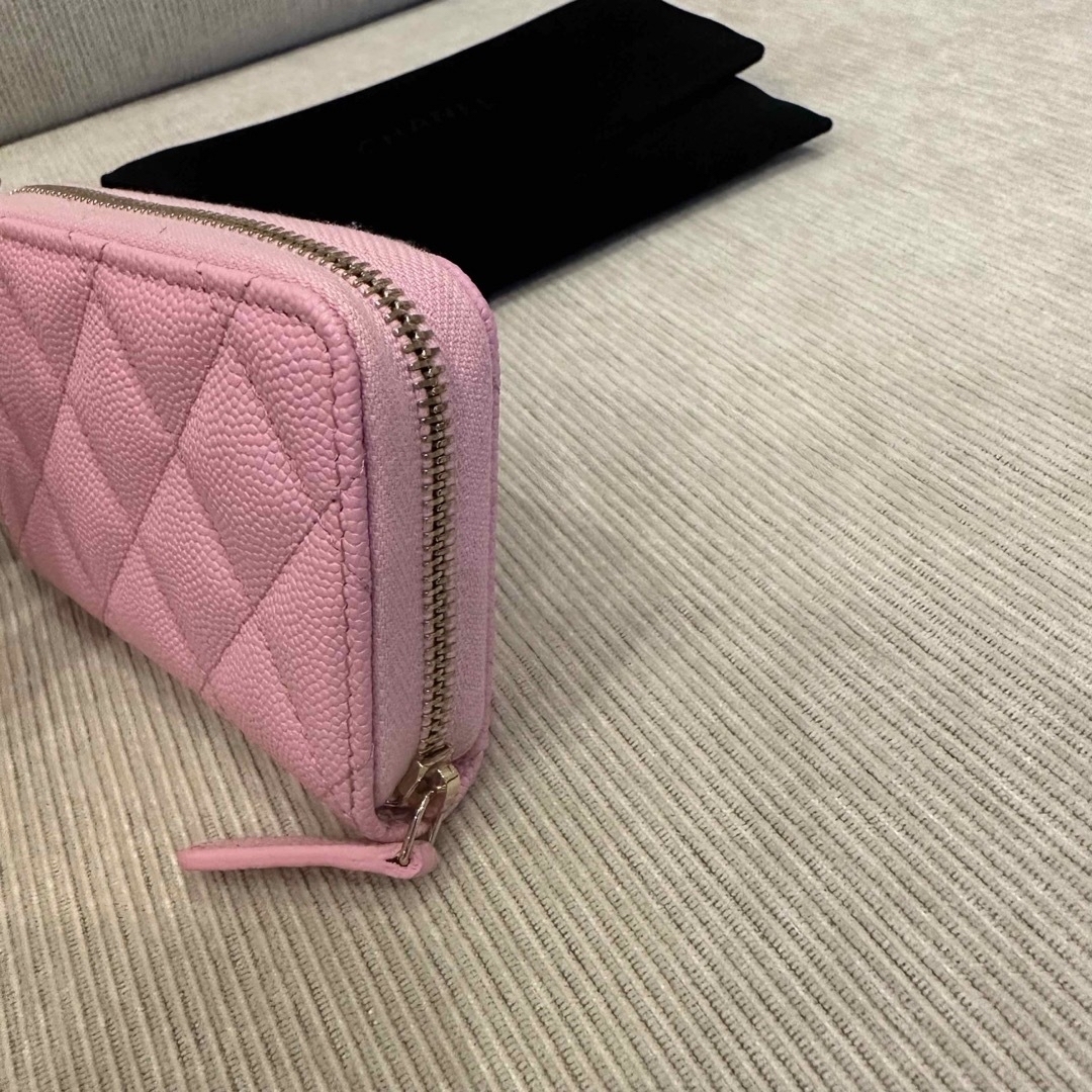 CHANEL シャネル ジップコインパース コインケース ミニ財布 バイカラー