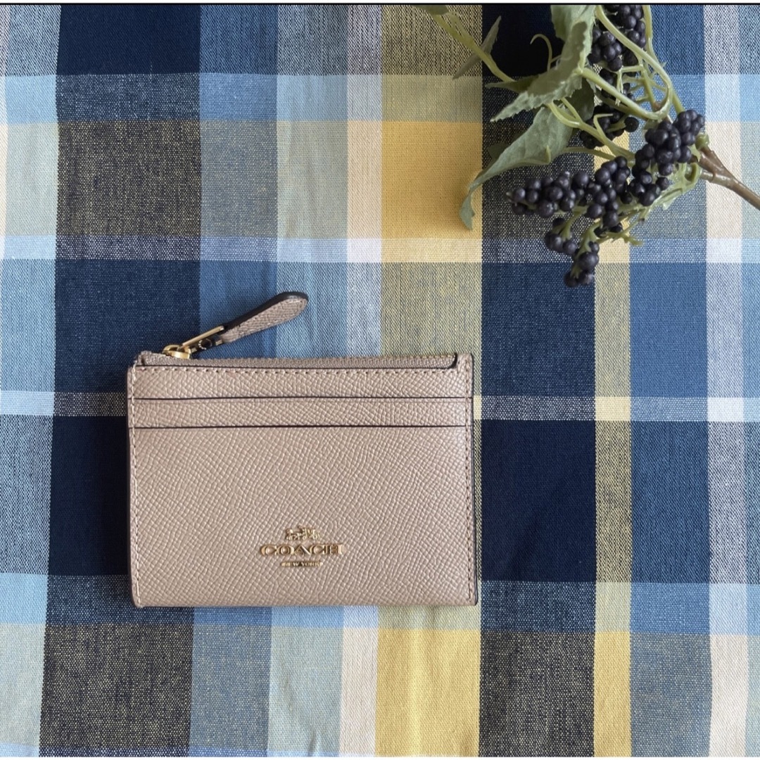 COACH - 【F88250IMTAU】COACコインケース カードケースキーリング付の