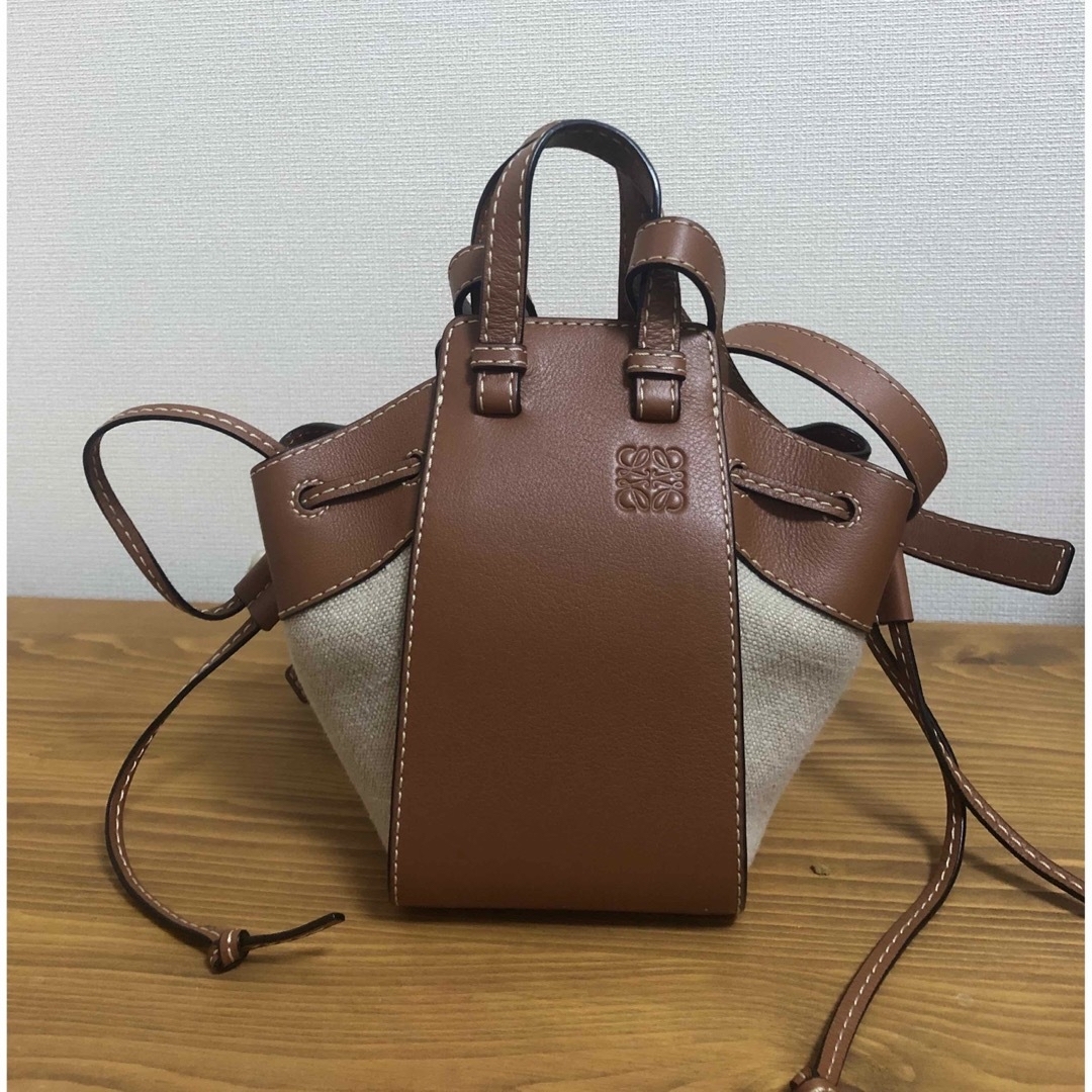 新品！ロエベLOEWEハンモックミニ タン