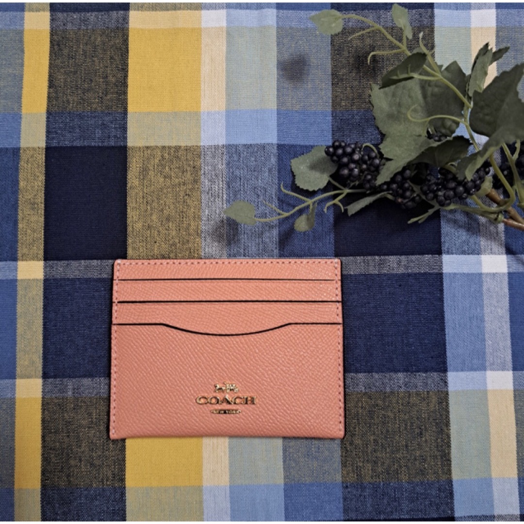 COACH(コーチ)の【CH145】コーチ COACH カードケース ピンク  レディースのファッション小物(名刺入れ/定期入れ)の商品写真