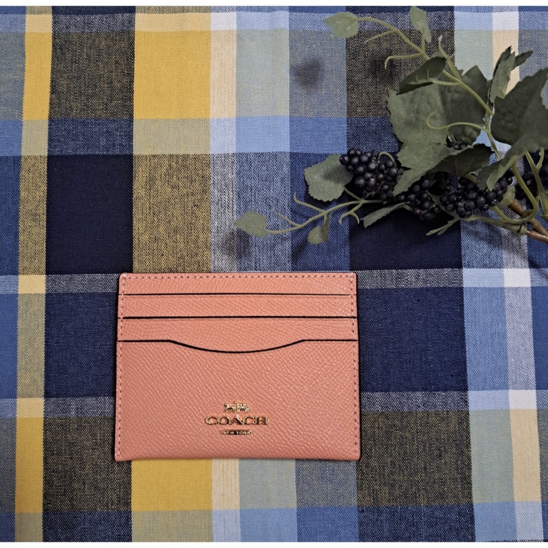 COACH(コーチ)の【CH145】コーチ COACH カードケース ピンク  レディースのファッション小物(名刺入れ/定期入れ)の商品写真