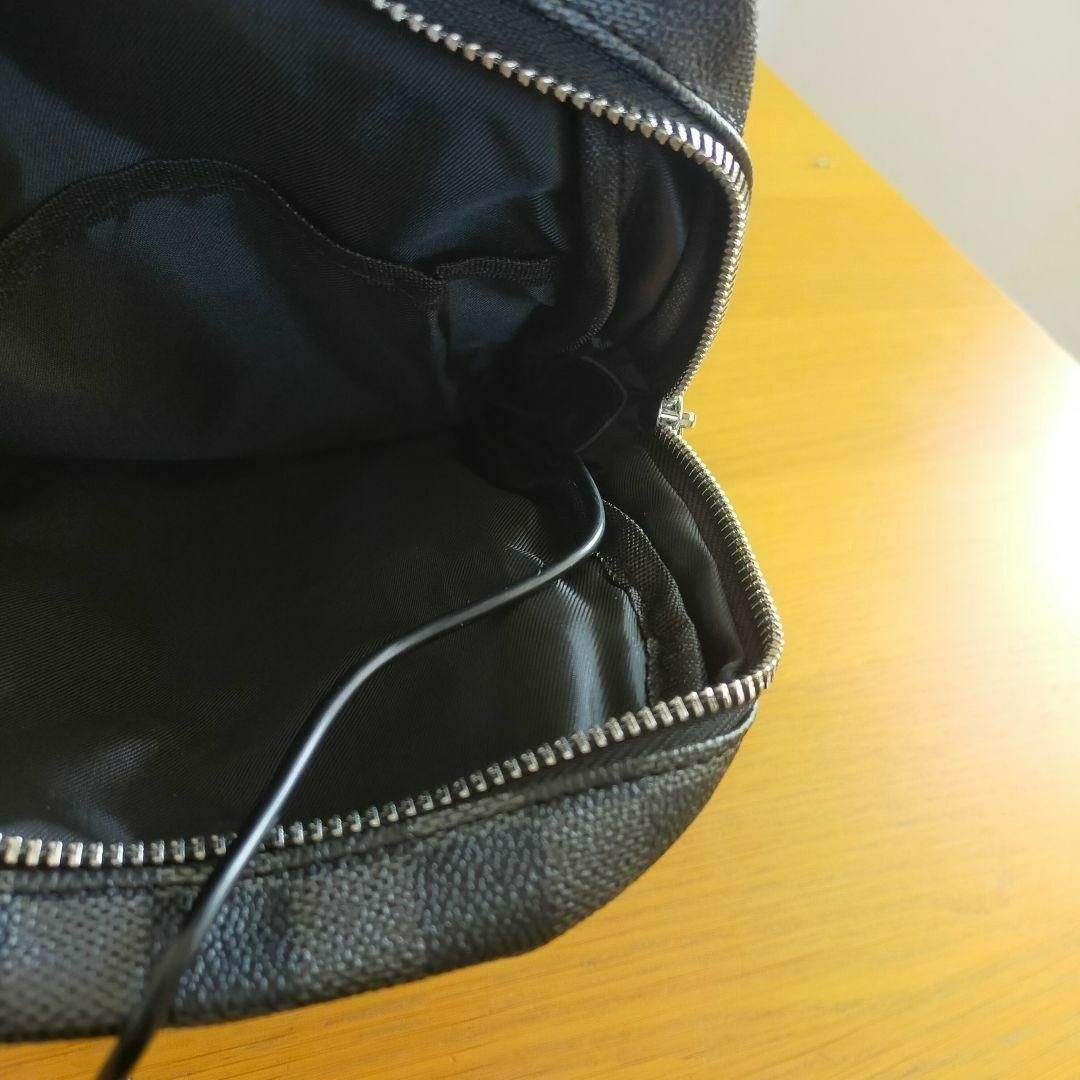 ボディーバッグ メンズ レディース チェック ドット柄 アウトドア 散歩 メンズのバッグ(ボディーバッグ)の商品写真