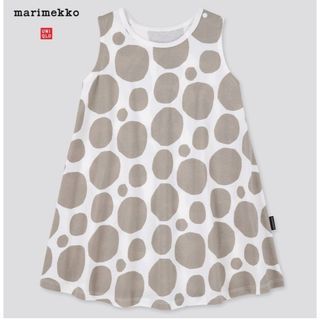 ユニクロ(UNIQLO)の新品★ユニクロ×マリメッコ　★Kids ノースリーブ ワンピース100cm★(ワンピース)