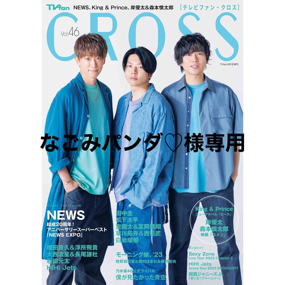 TV fan CROSS VOL.46 松田元太ページ エンタメ/ホビーの雑誌(音楽/芸能)の商品写真