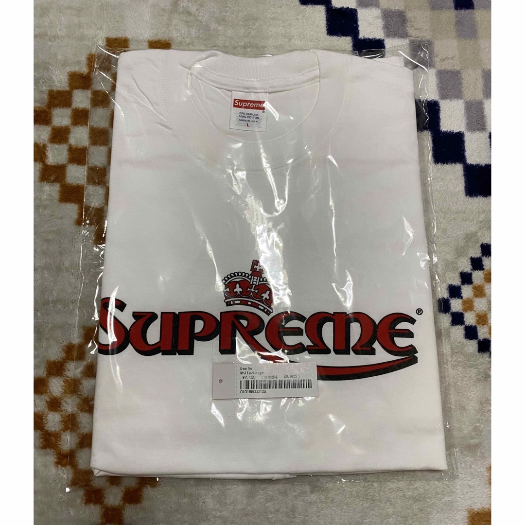 Supreme Crown Tee Tシャツ Lサイズ ホワイト