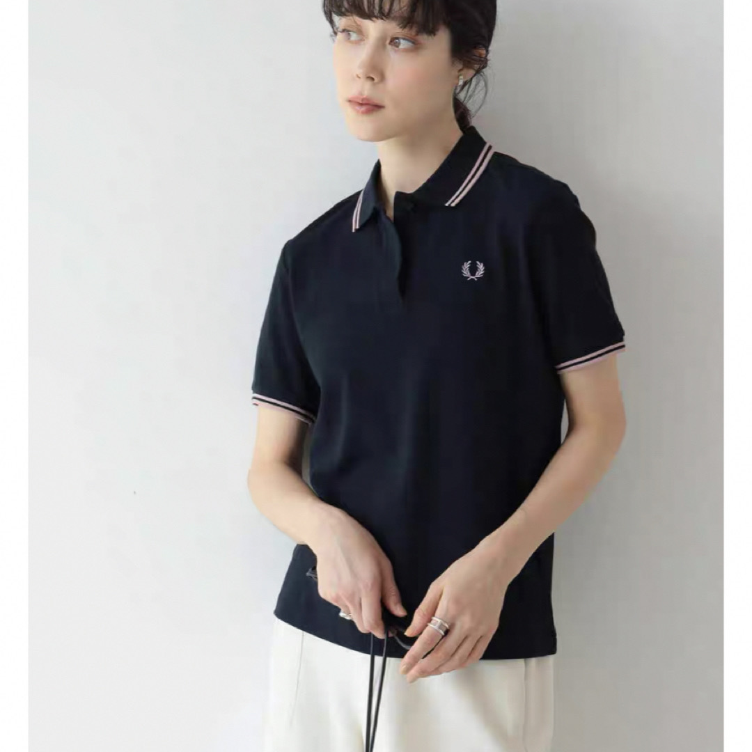 FRED PERRY(フレッドペリー)のRayBEAMS✖️FRED PERRY/TwinTippedポロシャツ レディースのトップス(ポロシャツ)の商品写真