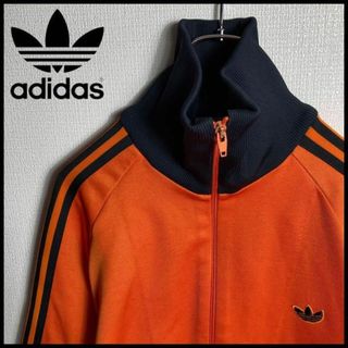 アディダス(adidas)の【人気モデル】adidas　80年代　デサント製　5号　ジャージ　小松　オレンジ(ジャージ)