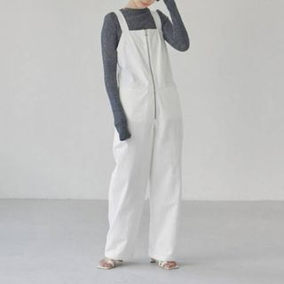 トゥデイフル(TODAYFUL)のFrontzip Twill Salopette todayful  (サロペット/オーバーオール)