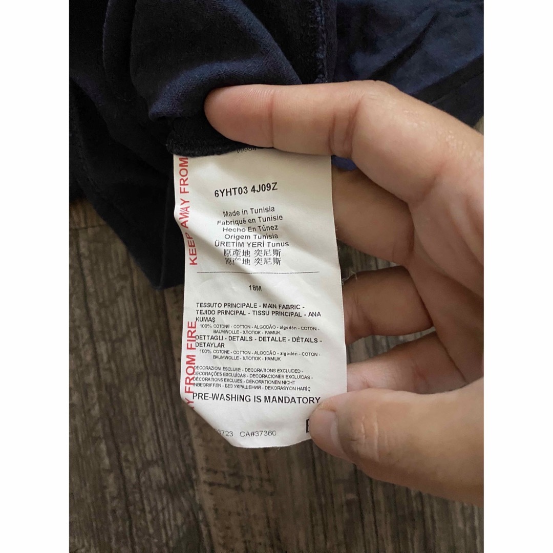 ARMANI JUNIOR(アルマーニ ジュニア)のArmani Baby 長袖tシャツ キッズ/ベビー/マタニティのベビー服(~85cm)(Ｔシャツ)の商品写真