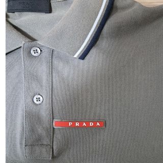 PRADA - PRADA プラダポロシャツグレー Lサイズの通販 by バンブリート