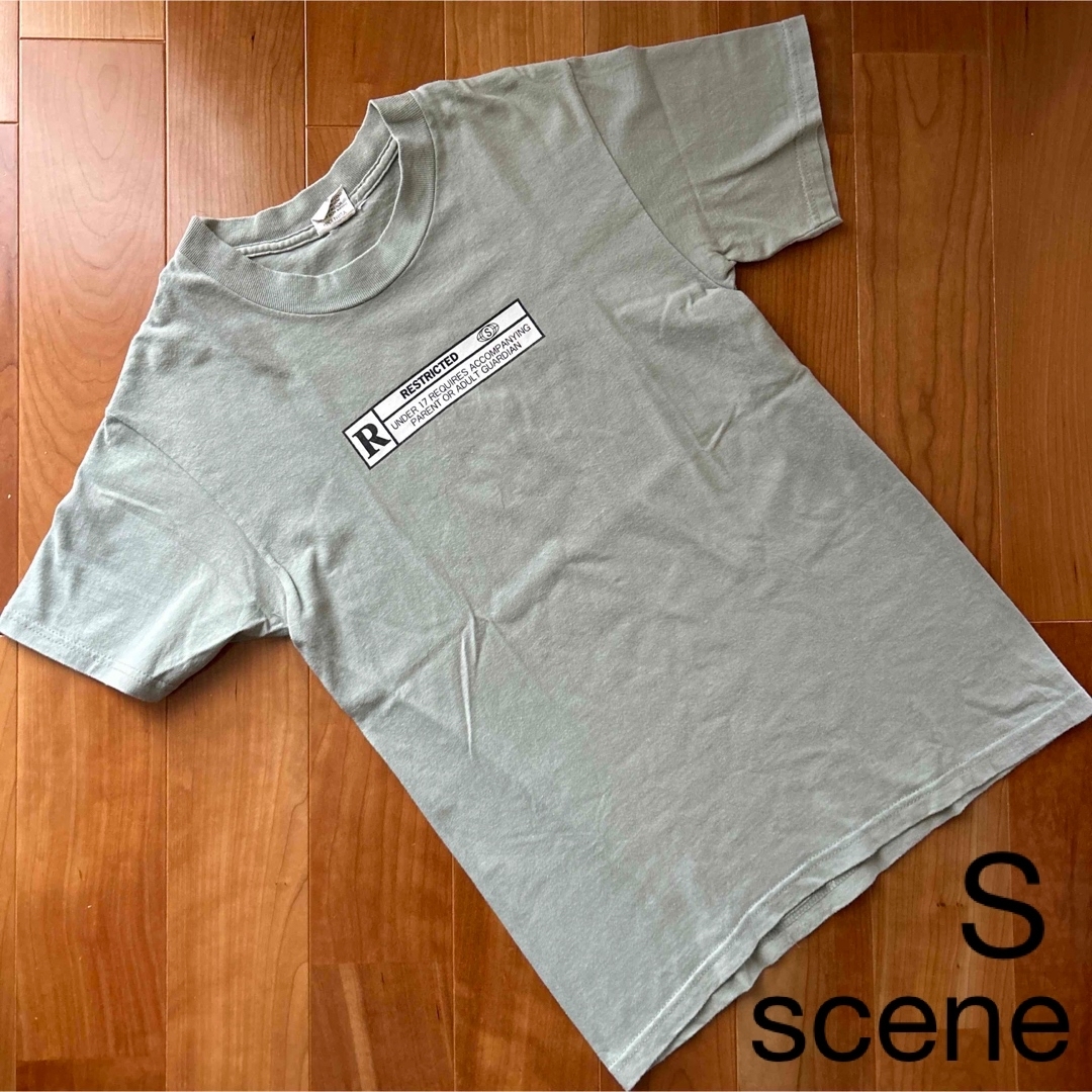 メンズ　scene 半袖　Tシャツ　S アースカラー メンズのトップス(Tシャツ/カットソー(半袖/袖なし))の商品写真