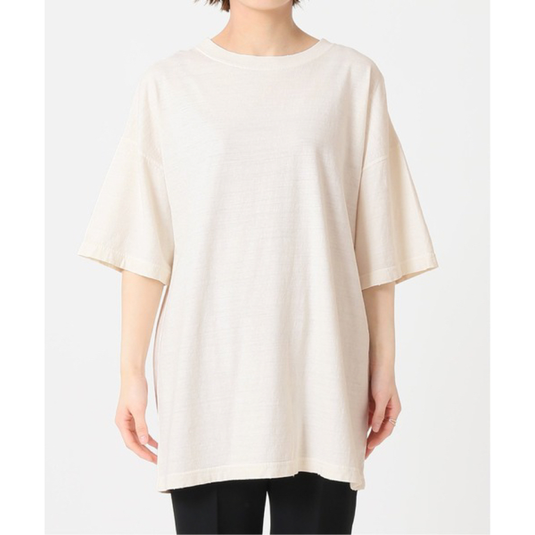 DEUXIEME CLASSE(ドゥーズィエムクラス)のDeuxieme Classe loose T シャツ ¥14,300 ベージュ レディースのトップス(Tシャツ(半袖/袖なし))の商品写真