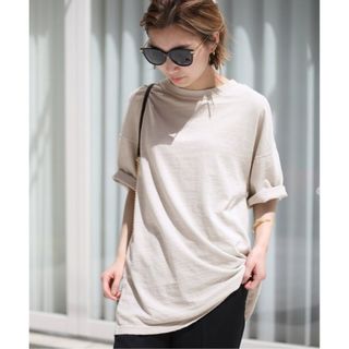 ドゥーズィエムクラス(DEUXIEME CLASSE)のDeuxieme Classe loose T シャツ ¥14,300 ベージュ(Tシャツ(半袖/袖なし))