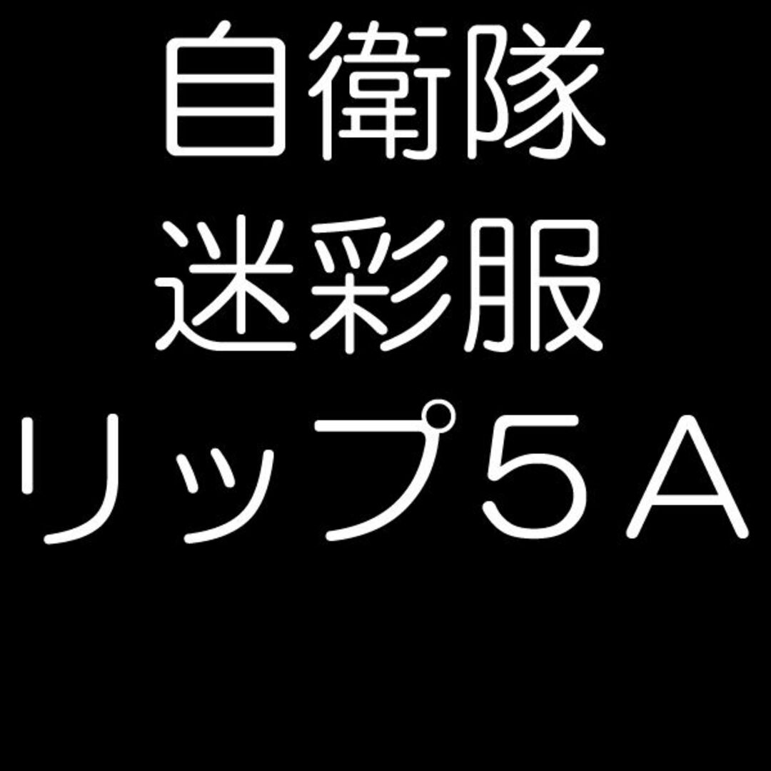 陸上自衛隊 リップストップ 迷彩服 ５A