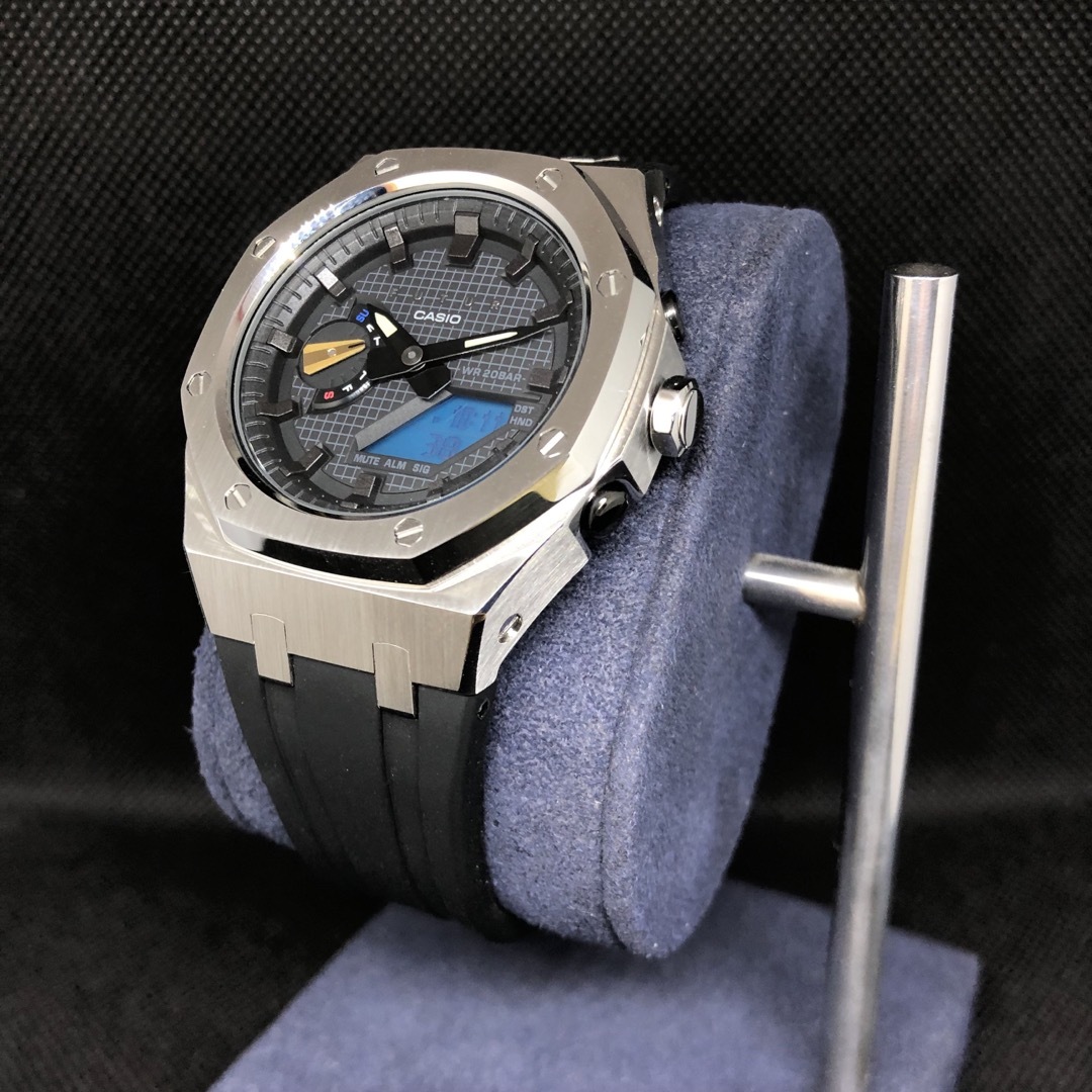 GA-2100本体付き ラバーベルトセット カシオーク カスタム Gショック