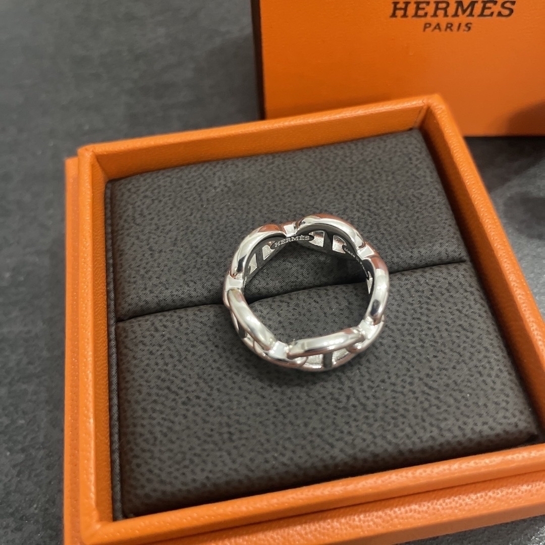 新品未使用 HERMES エルメス シェーヌダンクル アンシェネ リング