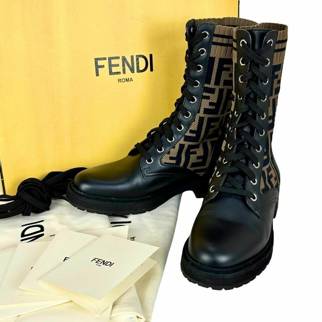 正規品 15万 現行品☆美品☆FENDI フェンディ ブーツ ブーツ 8630