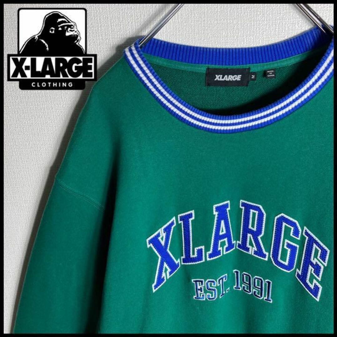 XLARGE - 【ばんばんざい みゆ着用】X-Large リブライン入りアーチロゴ